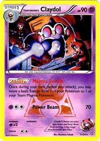 Team Magma's Claydol (11) [Double Crisis]