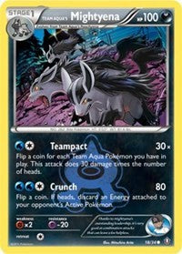 Team Aqua's Mightyena (18) [Double Crisis]