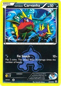 Team Aqua's Carvanha (20) [Double Crisis]