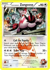 Team Magma's Zangoose (22) [Double Crisis] | PLUS EV GAMES 