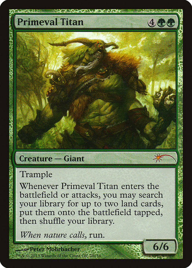 Primeval Titan (Grand Prix) [Grand Prix Promos] | PLUS EV GAMES 