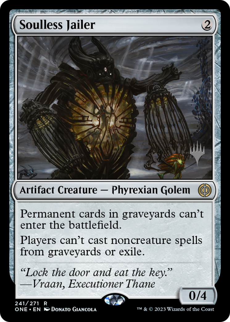 Soulless Jailer (Promo Pack) [Phyrexia: All Will Be One Promos] | PLUS EV GAMES 