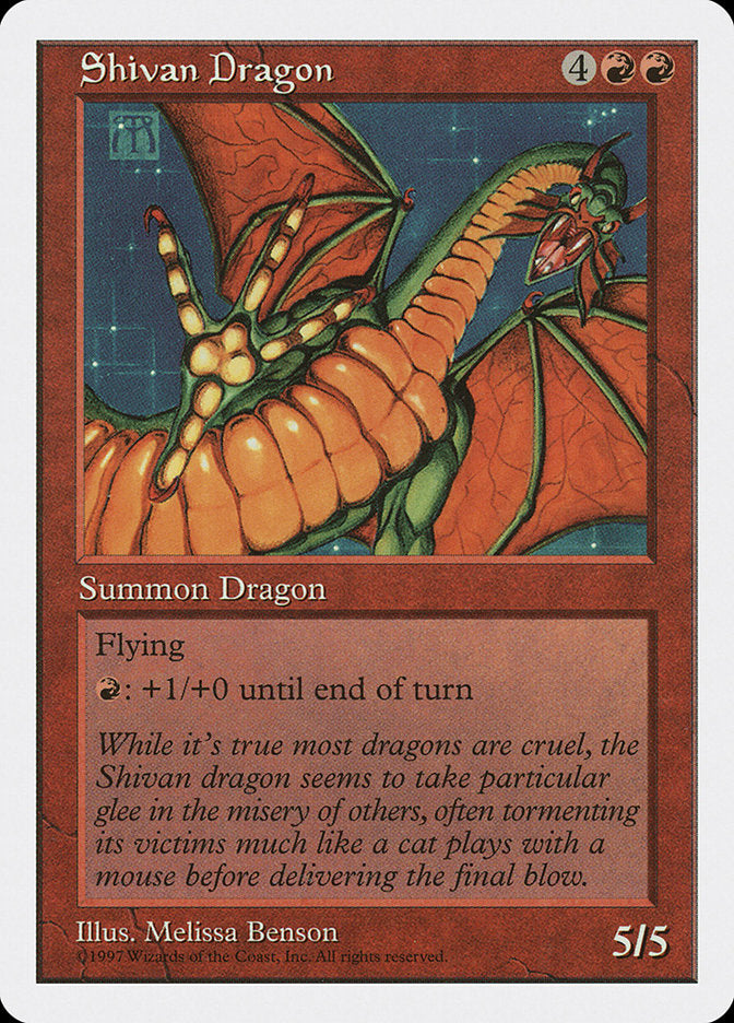 Shivan Dragon [Fifth Edition] | PLUS EV GAMES 