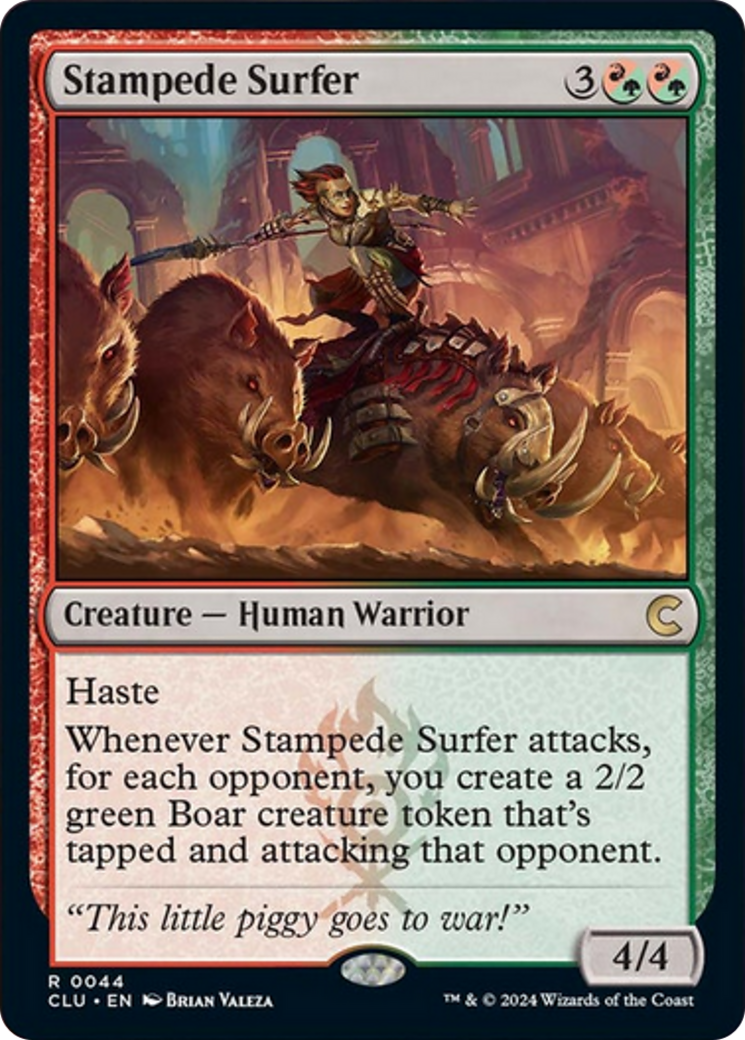 Stampede Surfer [Ravnica: Clue Edition] | PLUS EV GAMES 