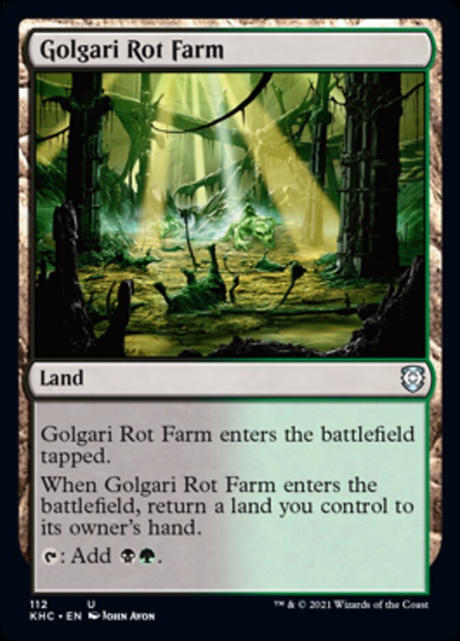 Golgari Rot Farm [Kaldheim Commander] | PLUS EV GAMES 
