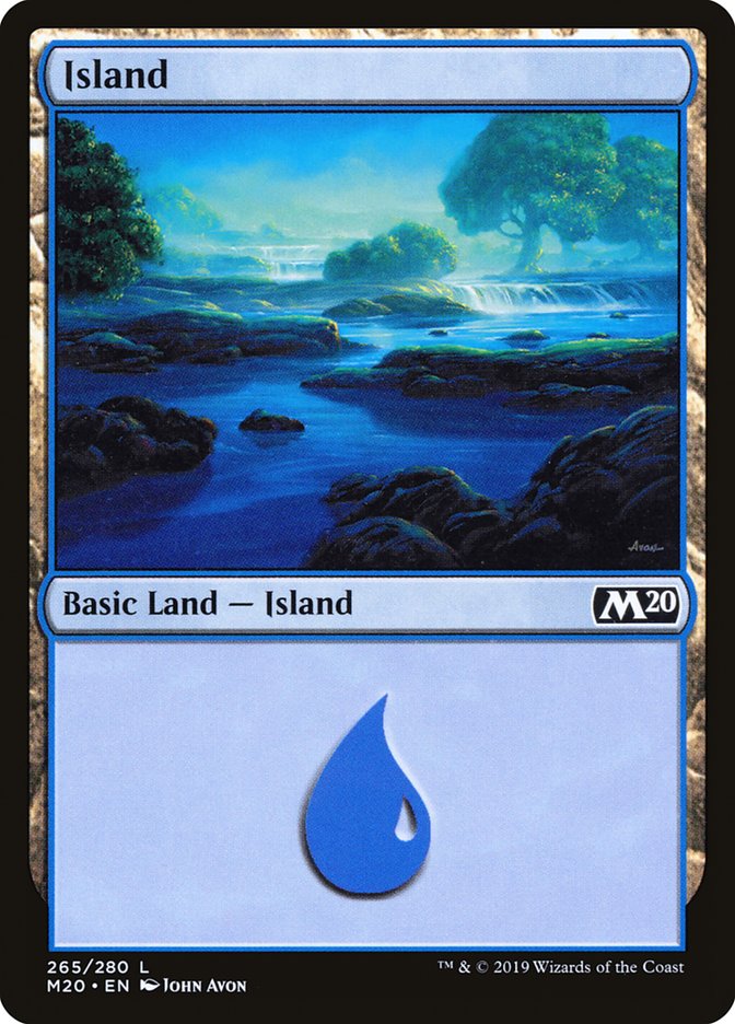 Island (265) [Core Set 2020] | PLUS EV GAMES 