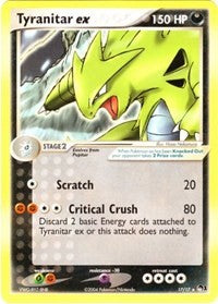 Tyranitar ex (Non-Holo) (17) [POP Series 1]