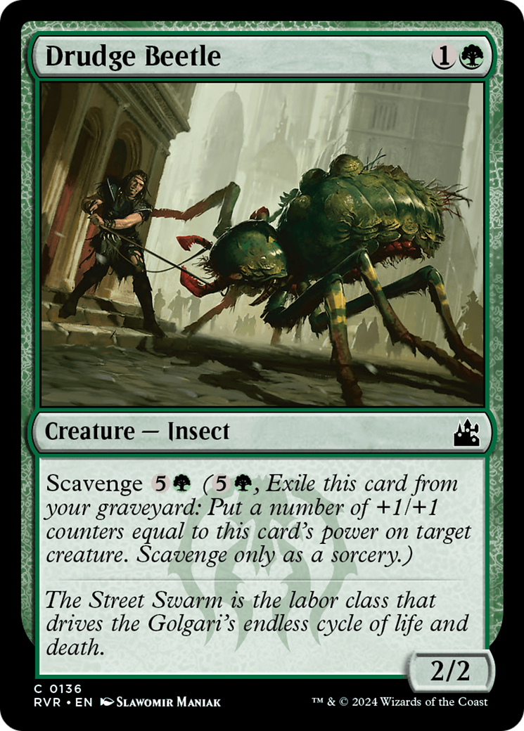 Drudge Beetle [Ravnica Remastered] | PLUS EV GAMES 