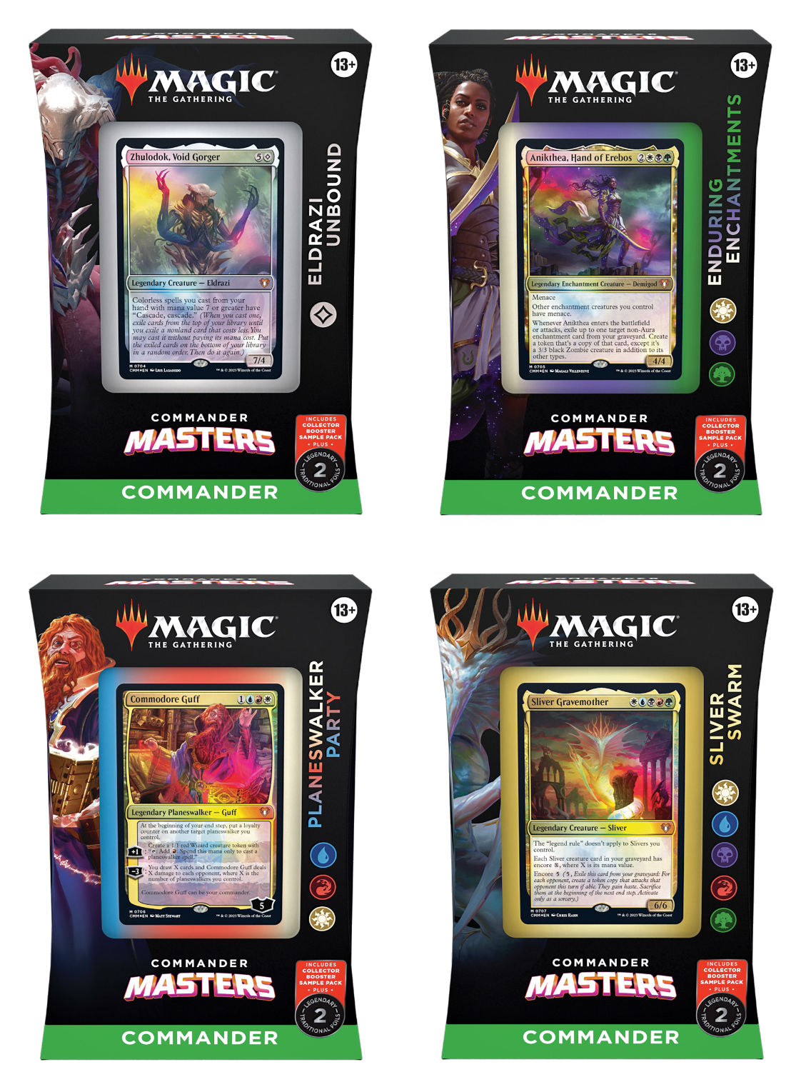 Commander Masters - Commander Deck Display | PLUS EV GAMES 