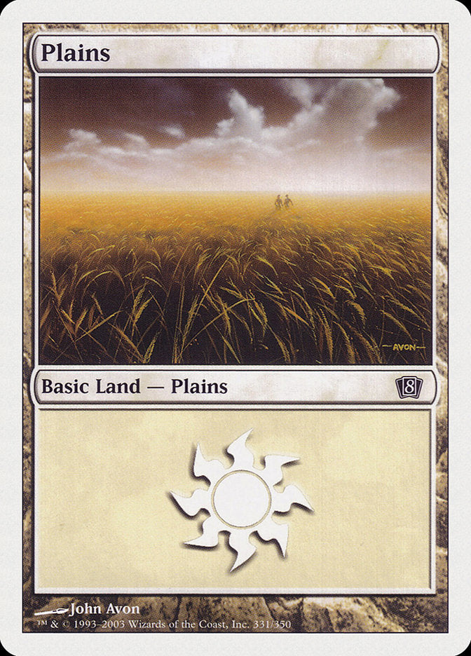 Plains (331) [Eighth Edition] | PLUS EV GAMES 