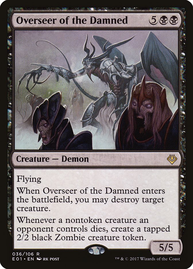 Overseer of the Damned [Archenemy: Nicol Bolas] | PLUS EV GAMES 