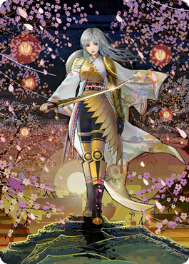 The Wandering Emperor 2 Art Card [Kamigawa: Neon Dynasty Art Series] | PLUS EV GAMES 