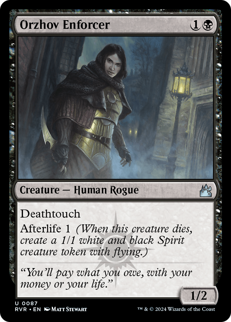 Orzhov Enforcer [Ravnica Remastered] | PLUS EV GAMES 