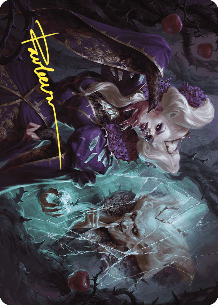 Conceited Witch Art Card (Gold-Stamped Signature) [Wilds of Eldraine Art Series] | PLUS EV GAMES 