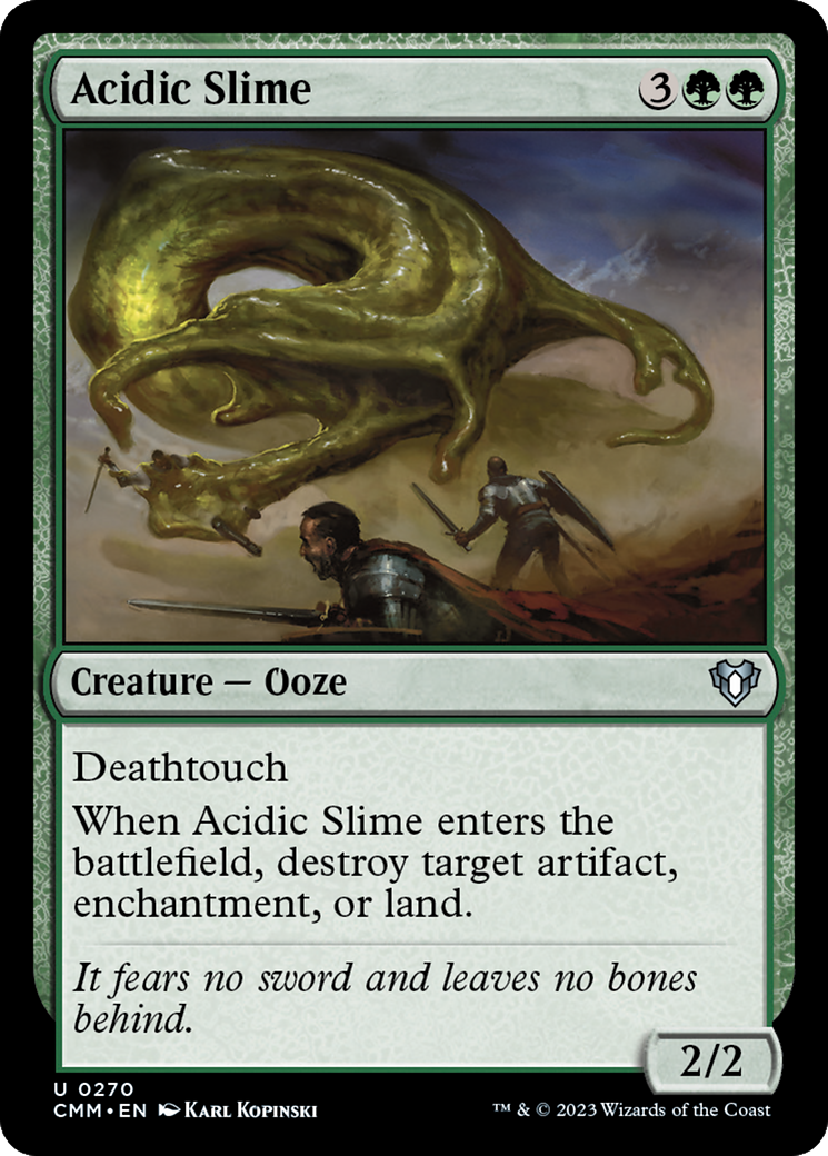 Acidic Slime [Commander Masters] | PLUS EV GAMES 
