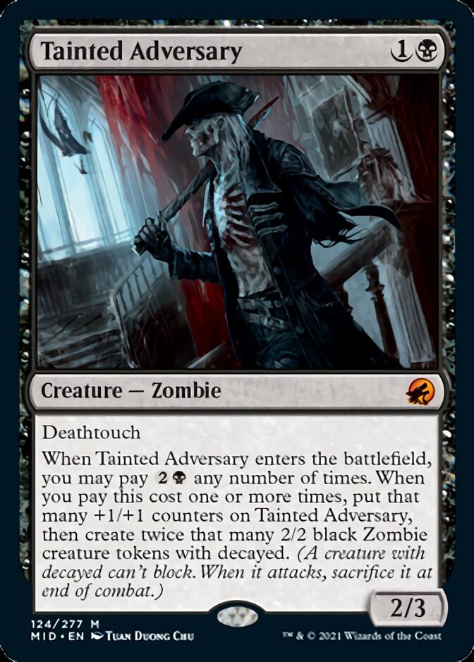 Tainted Adversary [Innistrad: Midnight Hunt] | PLUS EV GAMES 