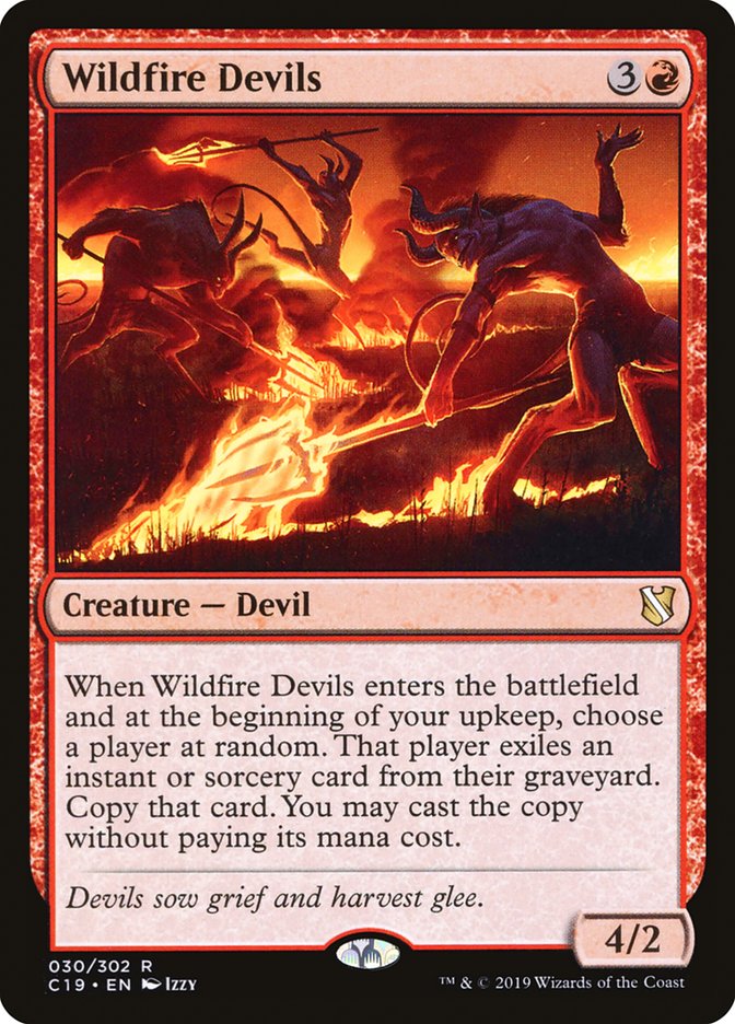 Wildfire Devils [Commander 2019] | PLUS EV GAMES 