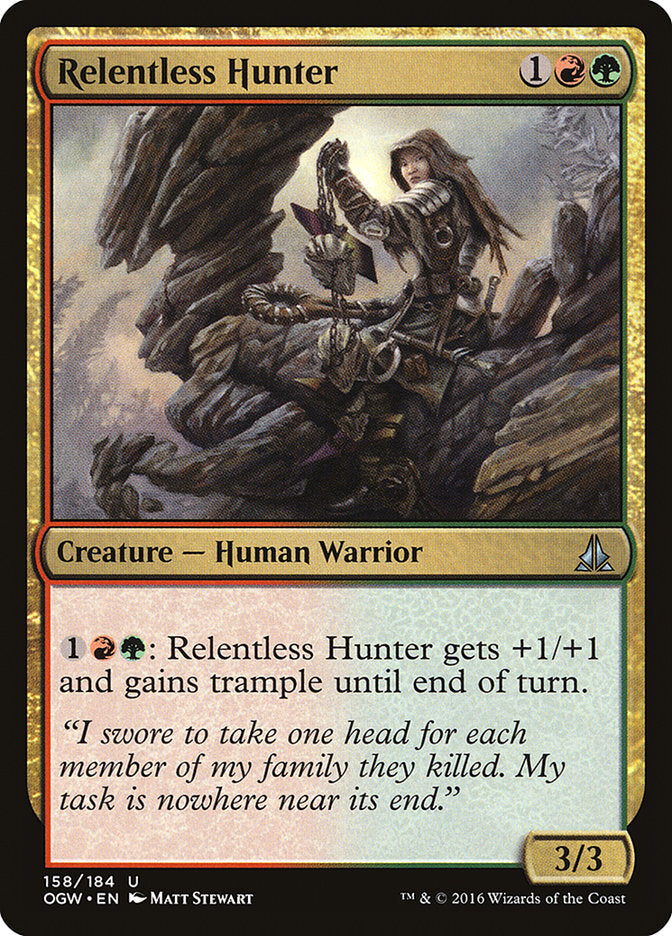 Relentless Hunter [Oath of the Gatewatch] | PLUS EV GAMES 