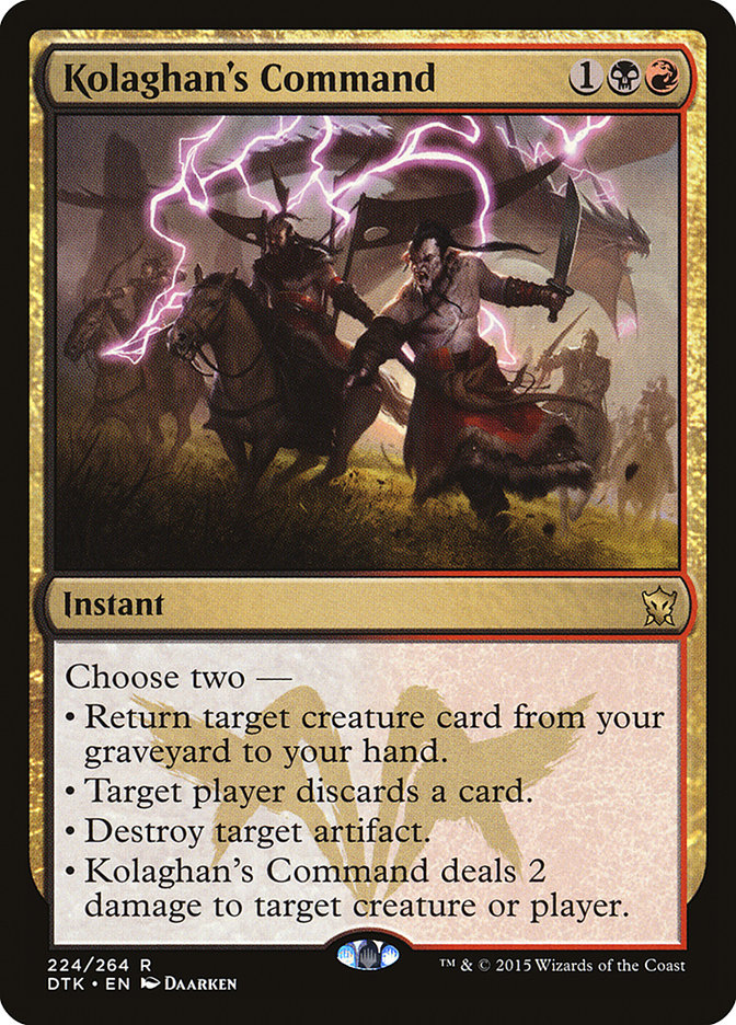 Kolaghan's Command [Dragons of Tarkir] | PLUS EV GAMES 