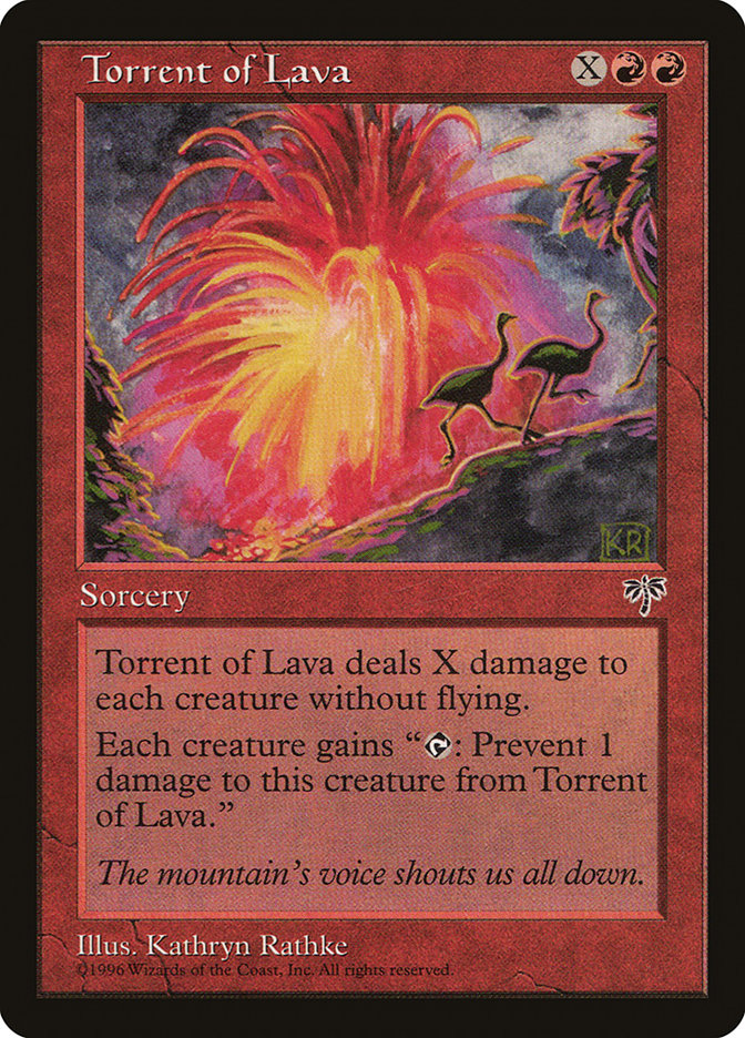 Torrent of Lava [Mirage] | PLUS EV GAMES 