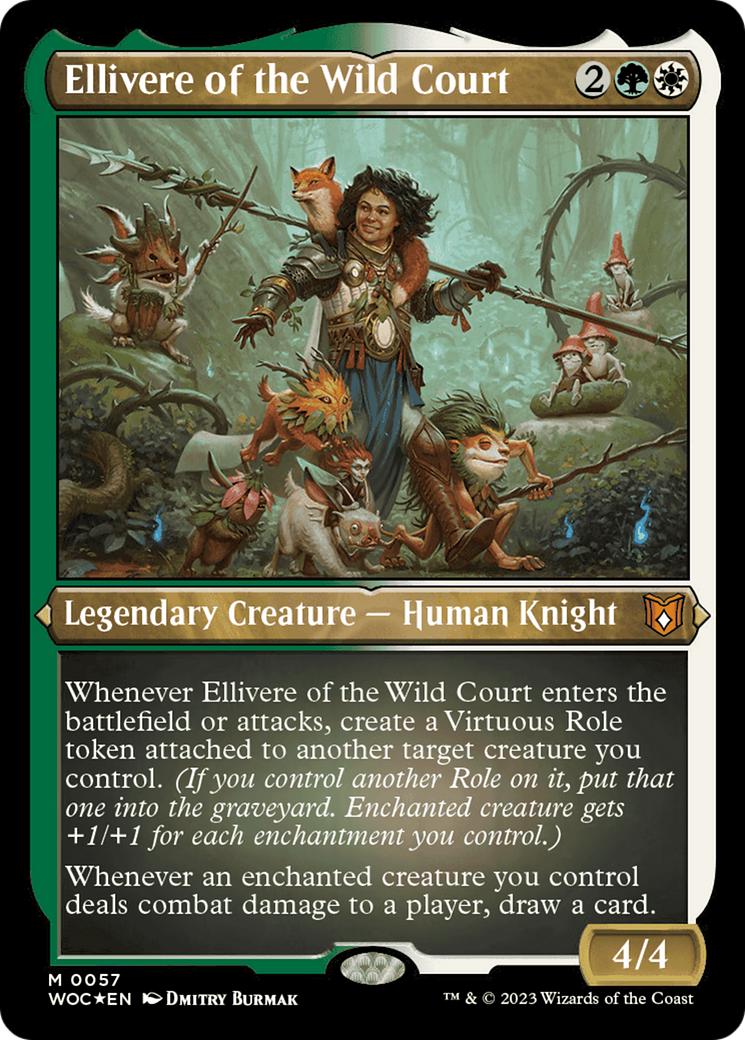 Ellivere of the Wild Court (Display Commander) [Wilds of Eldraine Commander] | PLUS EV GAMES 