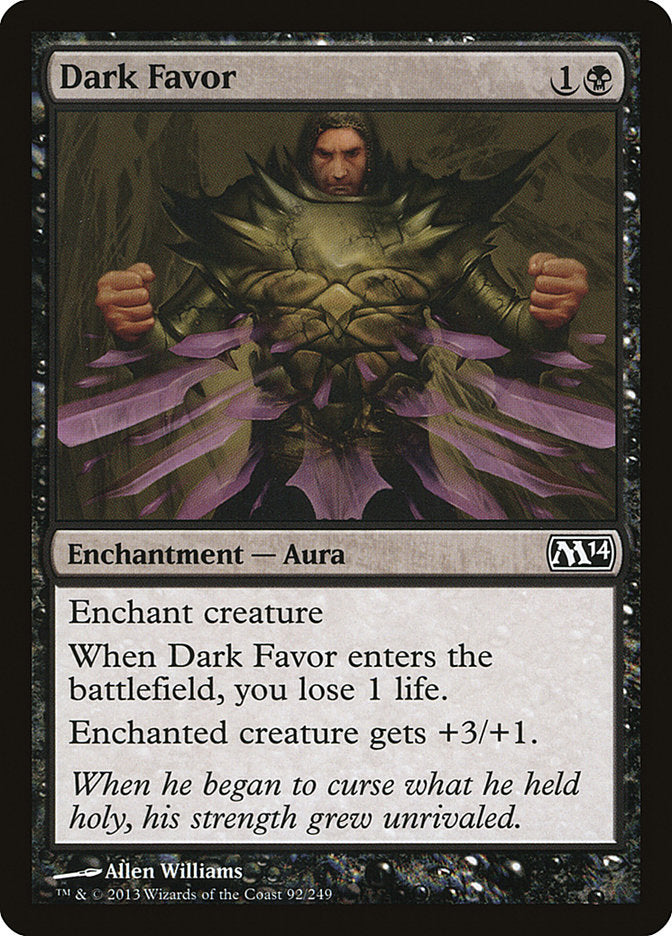 Dark Favor [Magic 2014] | PLUS EV GAMES 