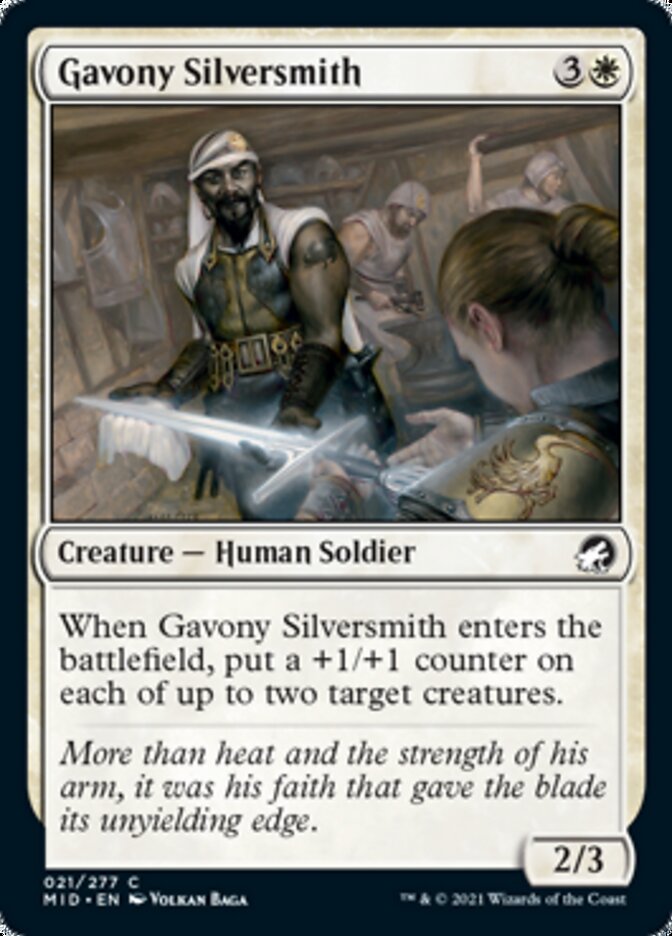 Gavony Silversmith [Innistrad: Midnight Hunt] | PLUS EV GAMES 