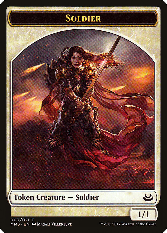 Soldier (003/021) [Modern Masters 2017 Tokens] | PLUS EV GAMES 