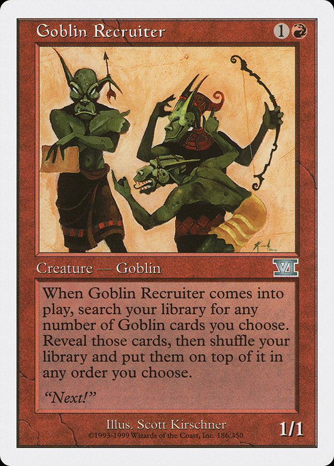 Goblin Recruiter [Classic Sixth Edition] | PLUS EV GAMES 
