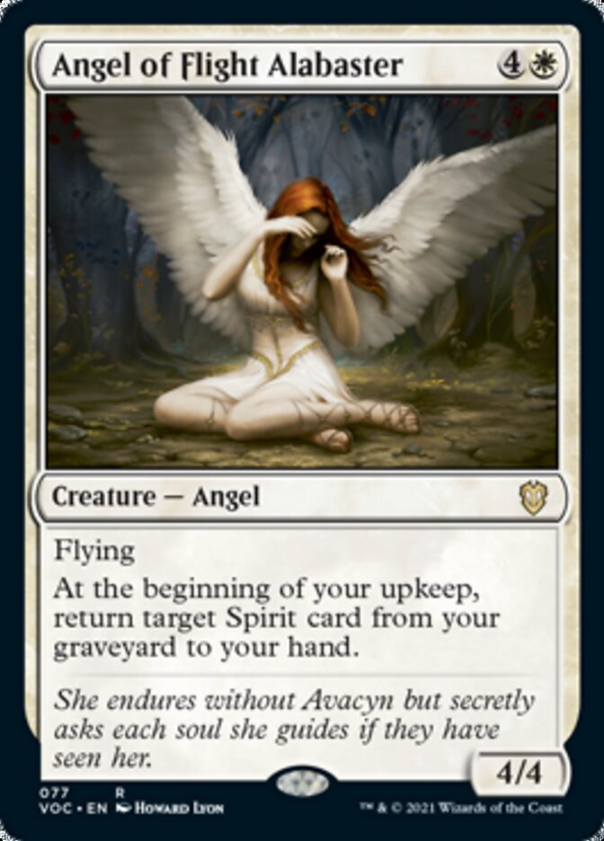 Angel of Flight Alabaster [Innistrad: Crimson Vow Commander] | PLUS EV GAMES 