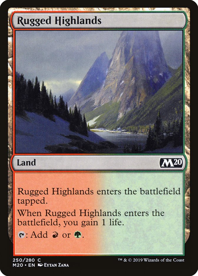 Rugged Highlands [Core Set 2020] | PLUS EV GAMES 