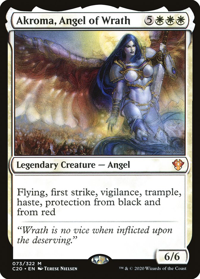 Akroma, Angel of Wrath [Commander 2020] | PLUS EV GAMES 