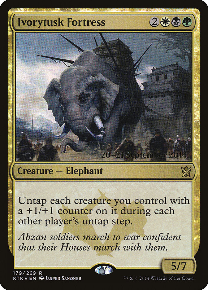 Ivorytusk Fortress  [Khans of Tarkir Prerelease Promos] | PLUS EV GAMES 