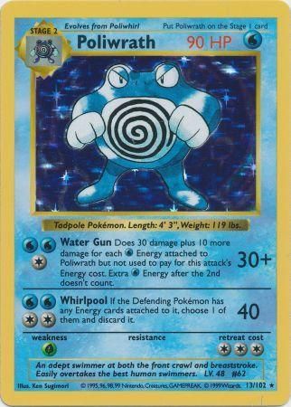 Poliwrath (13/102) [Base Set (Shadowless)] | PLUS EV GAMES 