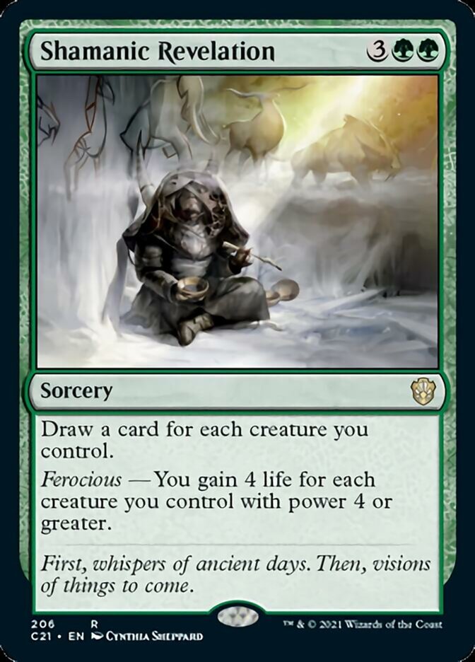 Shamanic Revelation [Commander 2021] | PLUS EV GAMES 