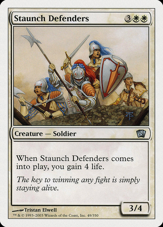 Staunch Defenders [Eighth Edition] | PLUS EV GAMES 