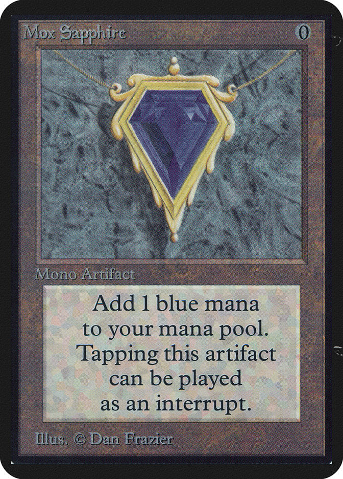 Mox Sapphire [Limited Edition Alpha] | PLUS EV GAMES 