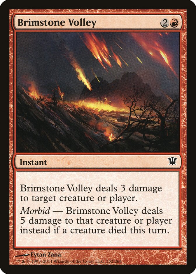 Brimstone Volley [Innistrad] | PLUS EV GAMES 