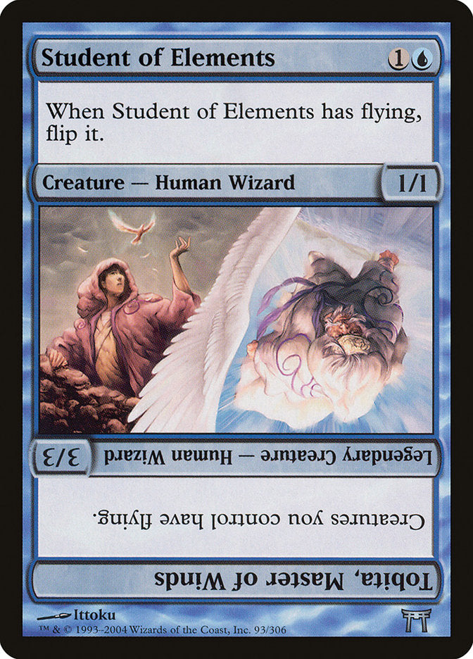 Student of Elements // Tobita, Master of Winds [Champions of Kamigawa] | PLUS EV GAMES 