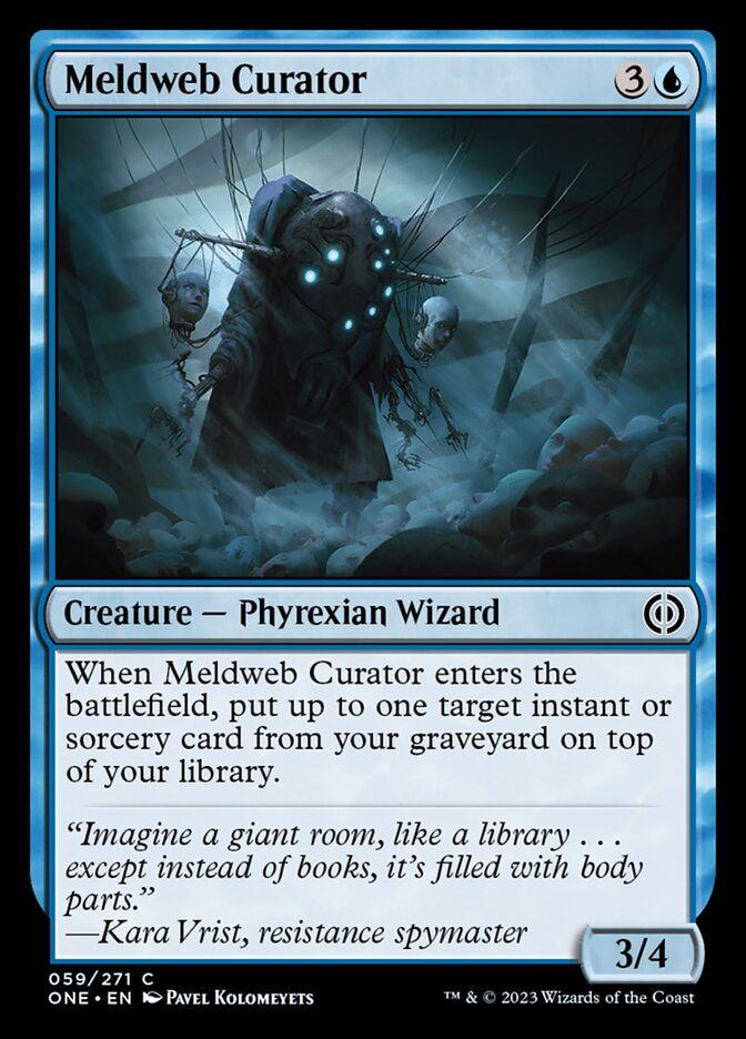 Meldweb Curator [Phyrexia: All Will Be One] | PLUS EV GAMES 