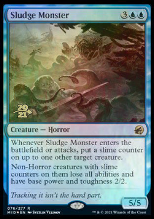 Sludge Monster [Innistrad: Midnight Hunt Prerelease Promos] | PLUS EV GAMES 
