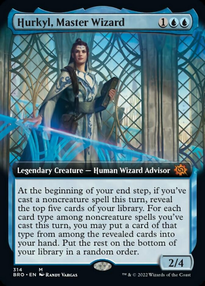 Hurkyl, Master Wizard (Extended Art) [The Brothers' War] | PLUS EV GAMES 