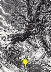 Forest Art Card (Gold-Stamped Signature) [Innistrad: Crimson Vow Art Series] | PLUS EV GAMES 