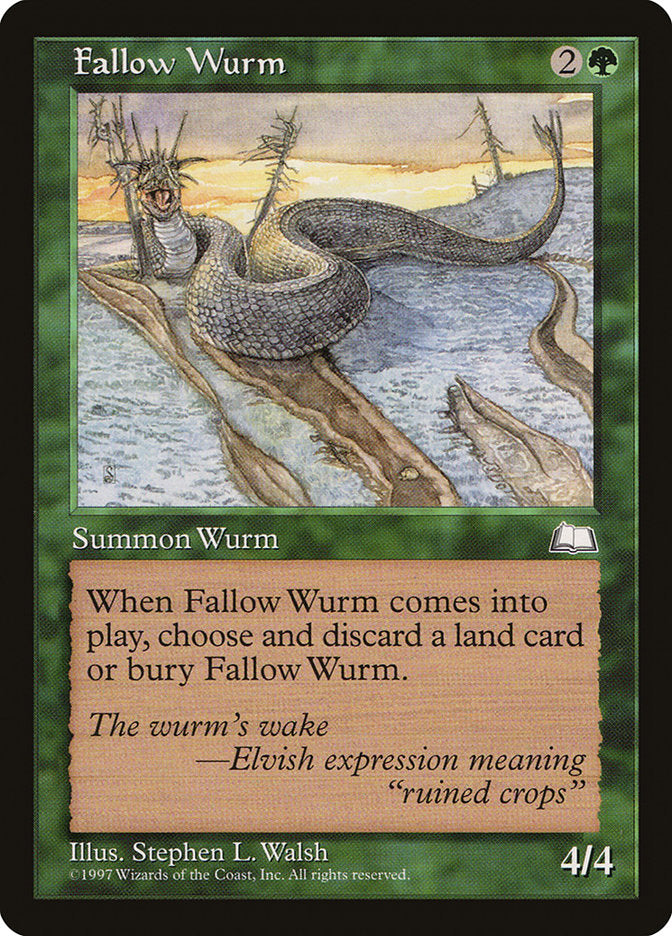 Fallow Wurm [Weatherlight] | PLUS EV GAMES 