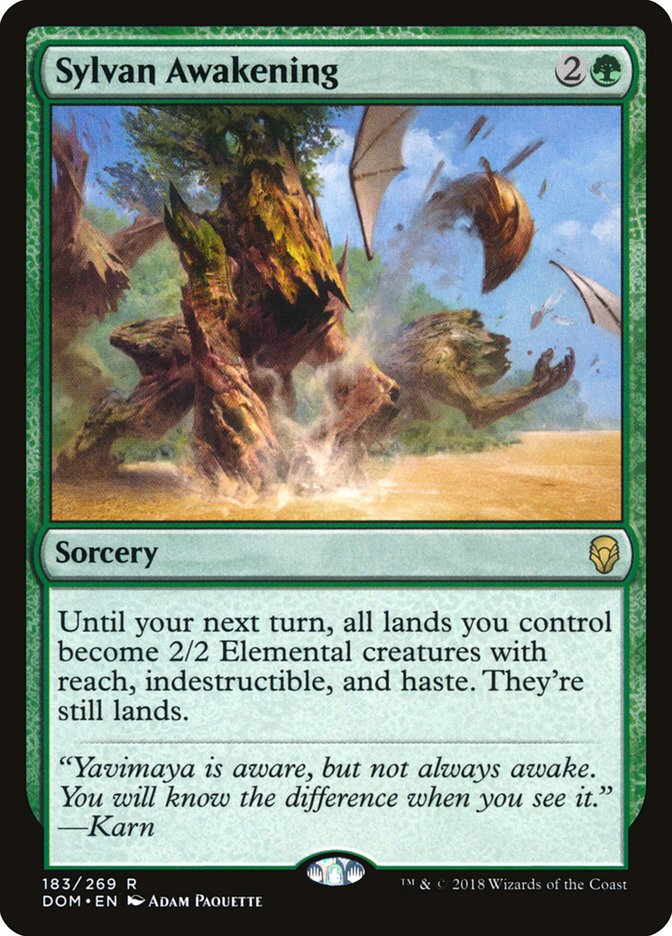 Sylvan Awakening [Dominaria] | PLUS EV GAMES 