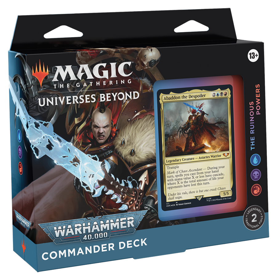 Warhammer 40,000 - Commander Deck (The Ruinous Powers) | PLUS EV GAMES 