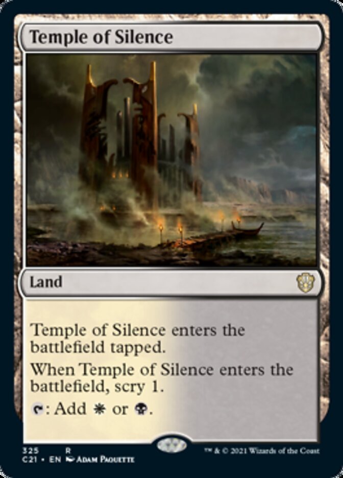 Temple of Silence [Commander 2021] | PLUS EV GAMES 