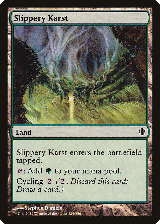 Slippery Karst [Commander 2013] | PLUS EV GAMES 