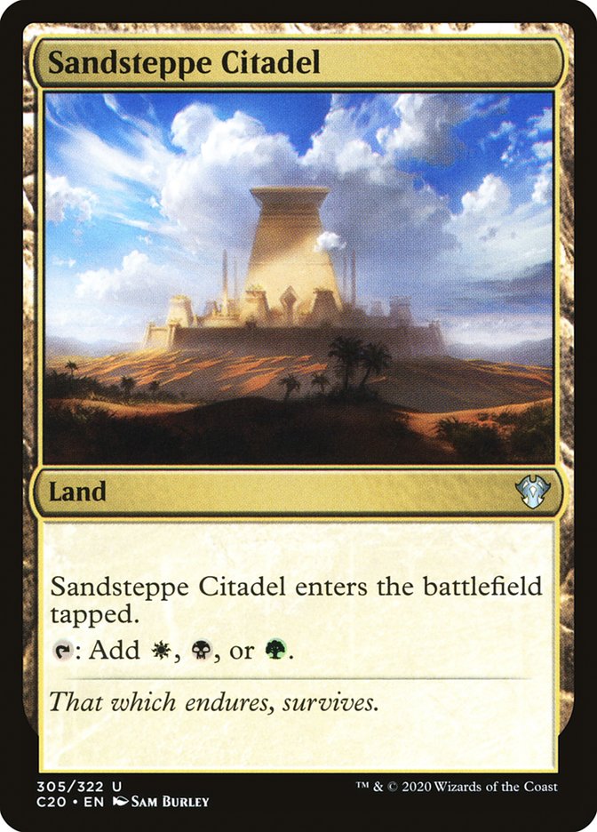 Sandsteppe Citadel [Commander 2020] | PLUS EV GAMES 