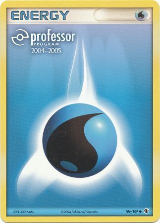 Water Energy  (106/109) (2004 2005) [Professor Program Promos] | PLUS EV GAMES 